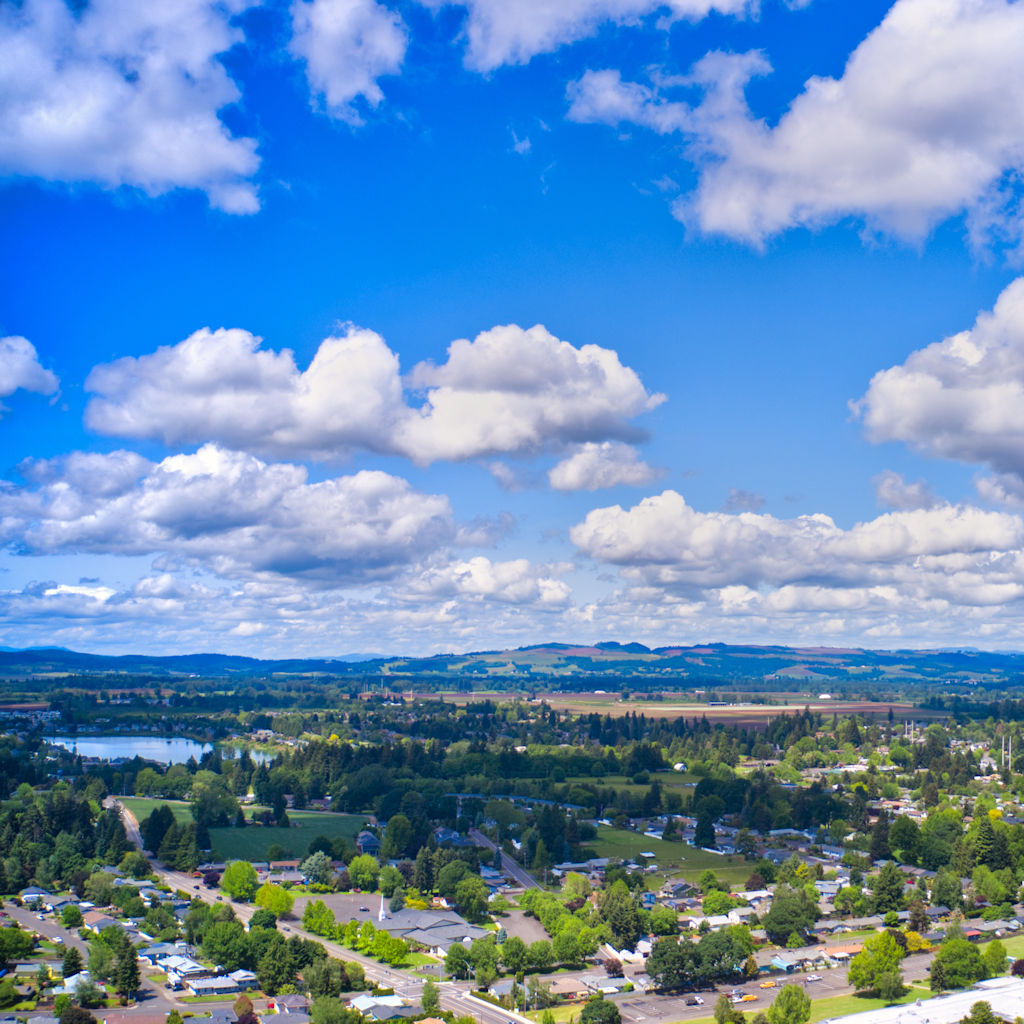 Beauty and Positivity Project Day 1 - Keizer Mid-Day Sky and Clouds