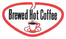 Brewed Hot Coffee Logo